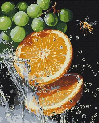 Obrázek produktu pro Malowanie po numerach BRUSHME 40x50 cm Soczysta Kombinacja