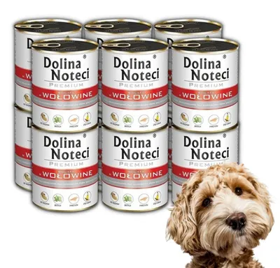 Produktbild von Dolina Noteci Premium Nassfutter für Hunde Rind 12x400g