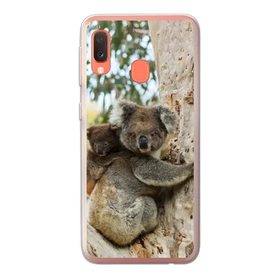 Produktbild von MuchoWow® Handyhülle Schutzhülle Hülle für Samsung Galaxy A20e Koalas - Kind - Baum - Kinder - Junge - Mädchen Silikon Softcase Handy Hülle - Abdeckung