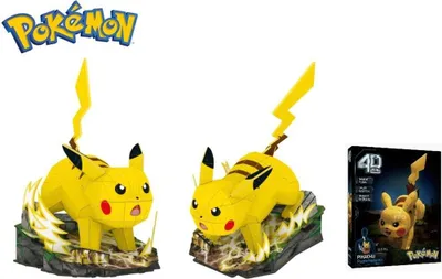 Obrázek produktu pro 4D Build FDP FAP Pokemon Pikachu GML, 201 kusů, Kreslené filmy, 12 rok/roky