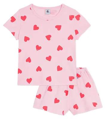Productafbeelding van Petit Bateau meisjesnachtkleding, model A0f87, merk/Peachy, voor 2 jaar