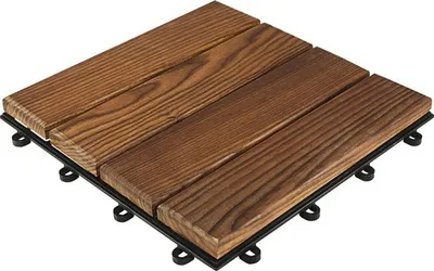 Produktbild von Klickfliese Thermoesche glatt 1 Stück 30x30 cm natur