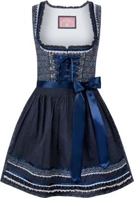 Produktbild von Dirndl Kim 55cm Länge dunkelblau 40
