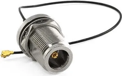 Productafbeelding van Pigtail N-connector naar U.FL-connector, 30 cm RG178 kabel voor WLAN MiniPCI