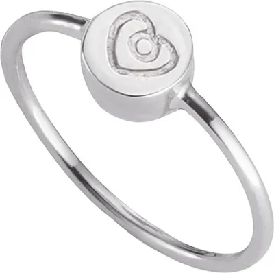 Produktbild von cai Ring 925/- Sterling Silber rhodiniert Herz