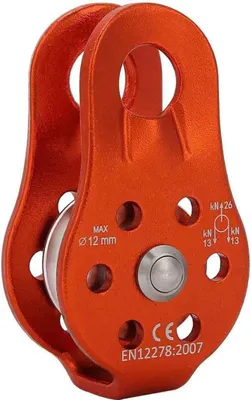 Produktbild von 26 KN Flaschenzug - Fester Flaschenzug - für Textilseile bis 12 mm Durchmesser