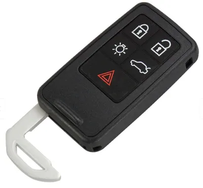 Produktbild von Techstar-Autoschlüsselgehäuse mit 5 Tasten, kompatibel mit Volvo XC60, XC90, S60, V60 und V90