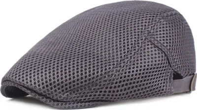 Produktbild von Atmungsaktive Sommermütze für Herren aus Mesh, verstellbar, Schiebermütze, Baskenmütze, Taximütze