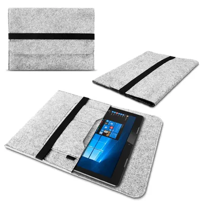 Produktbild von Schutzhülle für Samsung Galaxy Tab S11 S10 S9 S8 Ultra Filz Tasche Hülle TabletFarbe:Hell Grau