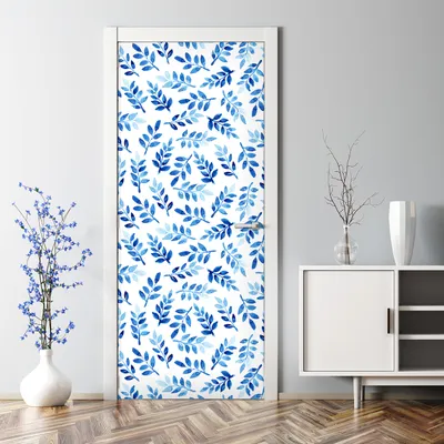Produktbild von Dekorative Türtapete selbstklebend Klebefolie Türposter Türaufkleber Geometrisches Muster 70 x 200 cm
