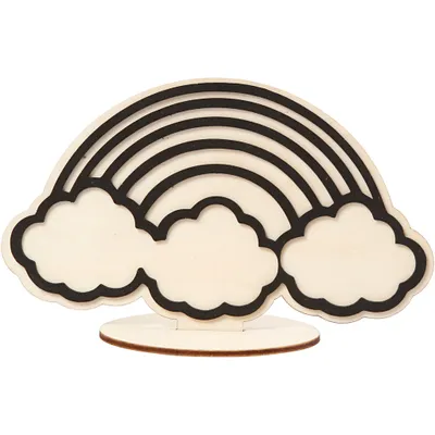 Produktbild von Creativ Company Dekofigur, Regenbogen, H: 10,5 cm, 1 Stück