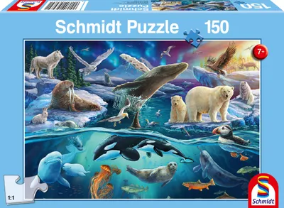 Produktbild von Puzzle 150 Arktyczne zwierzęta 112715