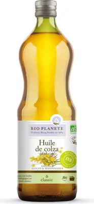 Produktbild von Geruchloses Omega-3-Bio-Rapsöl 1 L –  Planete