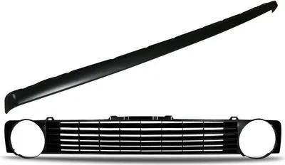 Produktbild von Kühlergrill Sport Grill ohne Emblem + Spoiler Leiste VW Golf 1 + Cabrio Caddy