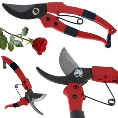 Produktbild von Verk 11420_CZE Handgartenschere für Strauchzweige rot