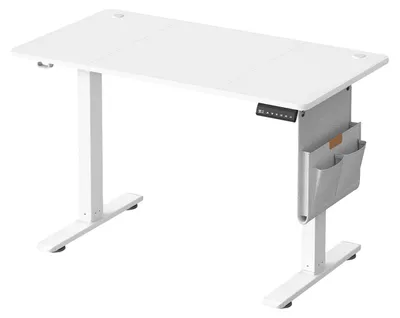 Obrázek produktu pro Výškově nastavitelný psací stůl s paměťovou funkcí | Bílá barva | 180x80x72-120 cm