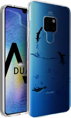 Produktbild von Motiv TPU Cover für Huawei Mate 20 Hülle Silikon Case mit Muster Handy Schutzhülle