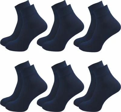 Produktbild von Gawilo  Wellness Socken ohne Gummi & ohne Naht  | kurzer Schaft | Damen (6 Paar), Blau / 39 - 42
