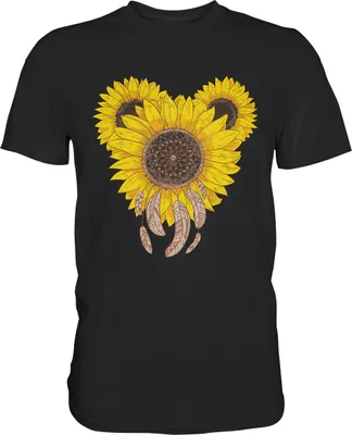Produktbild von Sonnenblumen Gärtner Shirt Garten Motiv – Black / S