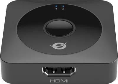 Imagen del producto de Conceptronic SELENE01B: Divisor HDMI bidireccional 2 en 1 de Conceptronic