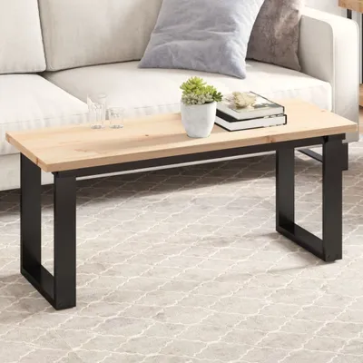 Produktbild von Möbel Tischplatte 110x40x2,5 cm Rechteckig Massivholz Kiefer - Tischplatten 847432