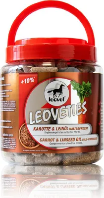 Produktbild von Leovet Leoveties Leckerli Karotte und Leinöl (kaltgepresst) 1100g