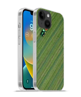 Produktbild von MuchoWow® Handyhülle Schutzhülle Hülle für Apple iPhone 14 - Softcase Zugmaschine - Anhänger - Grün Silikon Softcase Handy Hülle - Mobiltelefonhülle