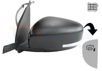 Produktbild von VAN WEZEL 5226827 Außenspiegel Seitenspiegel Links für SUZUKI SWIFT V (AZ) Konvex Beheizt Grundiert