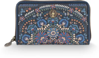 Produktbild von Pip Studio Geldbörse Willow Wallet Il Ricamo Dark Blue dunkelblau