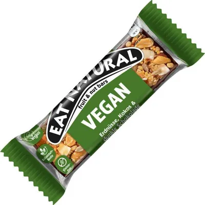 Produktbild von Eat Natural fruit & nut bars Vegan Erdnüsse, Kokos & dunkle Schokolade 40g