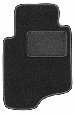 Image de Tapis conducteur en moquette pour Mitsubishi Pajero II 1991-1999 (tout-terrain) – 1 pièce, gris graphite, sur mesure – Wielganizator LUX