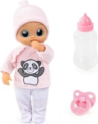 Produktbild von Bayer Design 93828AA Babypuppe mit Funktion, Baby Interactive 38 cm, Puppe, Weichkörperpuppe, Funktionspuppe, Zubehör