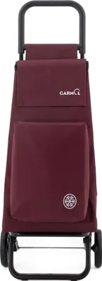 Produktbild von Garmol Einkaufswagen mit Thermo-Kühltasche - 2 Räder, 55L Kapazität, klappbar