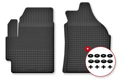 Image de Tapis avant caoutchouc bac pour Suzuki Celerio 2014- hatchback avec clips