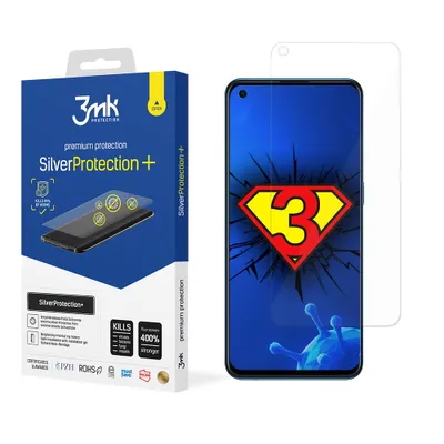 Produktbild von 3mk Display Antimikrobielle Schutzfolie SilverProtection+ für Oppo Reno 5 Z 0,21mm Self-Heal