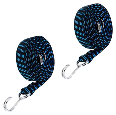 Produktbild von 2 Stück Elastische Spanngurte mit Haken 200 cm für Auto und Motorrad