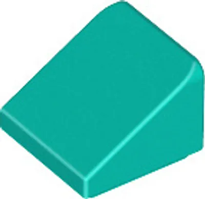 Produktbild von LEGO: 100x Schrägstein/Slope in Dark Turquoise