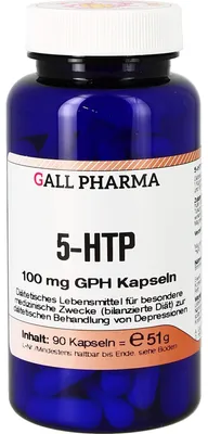 Produktbild von GALL PHARMA 5-HTP 100 mg GPH Kapseln, 90 St. Kapseln