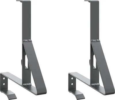 Obrázok produktu pre Podpora strážcu snehu 2 pcs Antracit 29,5 x 3 x 34,5 cm Oceľ