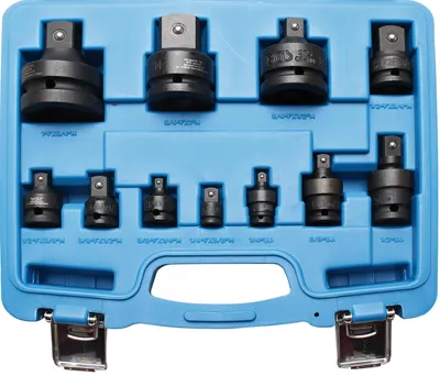 Immagine prodotto di BGS Set adattatore di potenza e snodo sferico 6,3 mm (1/4") - 25 mm (1") 11 pezzi - 25140