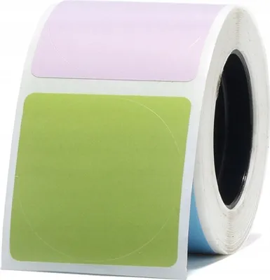 Zdjęcie produktu dla EDIBAZZAR | NIIMBOT M2 Kolorowe etykiety, okrągłe, 31 x 31 mm, 220 sztuk