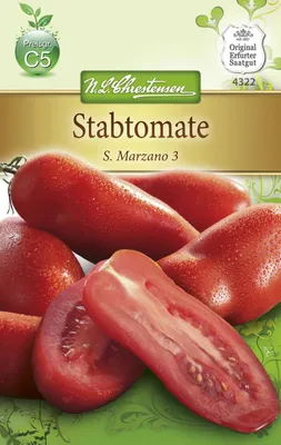 Produktbild von Stabtomate San Marzano 3 | San Marzano Tomatensamen von N.L. Chrestensen