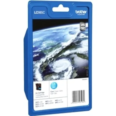 Produktbild von Brother LC985CBP, Cyan, 1 Stück(e), 260 Seiten, Einzelpackung