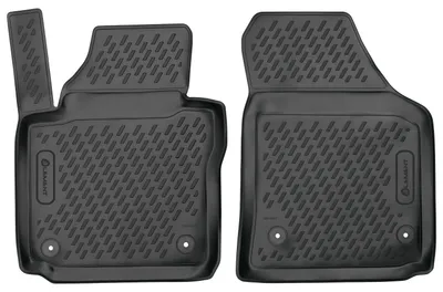 Produktbild von Gummimatten Set passend für VW Caddy 2015–heute | 1. Sitzreihe | 2-teilig