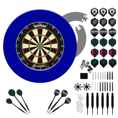 Produktbild von Winmau Blade 6 + Surround + KOTO Accessory Kit Steeltip (90 Teile)