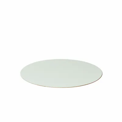 Immagine prodotto di Ritzenhoff Livø Platzset S Rund, Tischset, Tischdeko, Platzdeckchen, Weiß / Mint, Ø 10 cm, 4070005