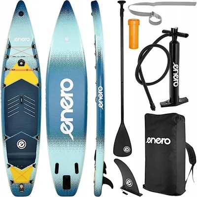 Produktbild von SUP Board aufblasbar ENERO 384 x 81 cm – Stand Up Paddle Komplettset