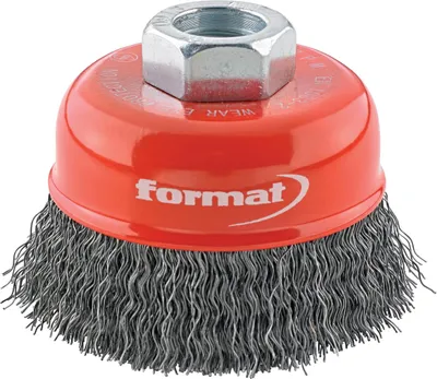 Produktbild von Format Topfbürste Stahl M14 gewellt 60x mm