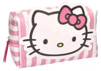 Produktbild von Hello Kitty Kulturtasche – Kinder Toilettentasche aus Kunstleder