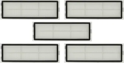 Produktbild von vhbw 5x HEPA-Filter mit Rahmen kompatibel mit Dreame W10, W10 Pro, Z10 Pro Saugroboter - Luftfilter, 15 x 5 x 1,4 cm